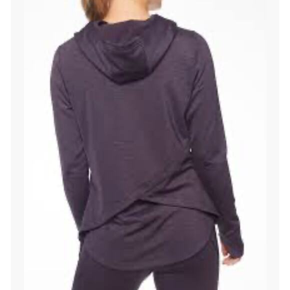 Athleta Tops |  Bootcamp Purple Hoodie Pullover Top | Size M - Picture 2 of 9